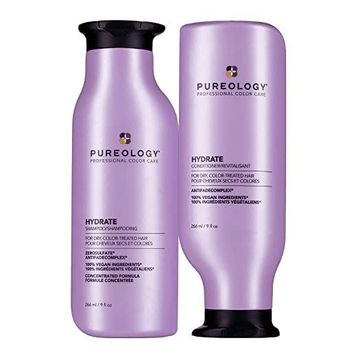 Amazon.com: Pureology Hydrate Moisturizing Shampoo | For Medium to Thick Dry, Color Treated Hair ... | Amazon (US)