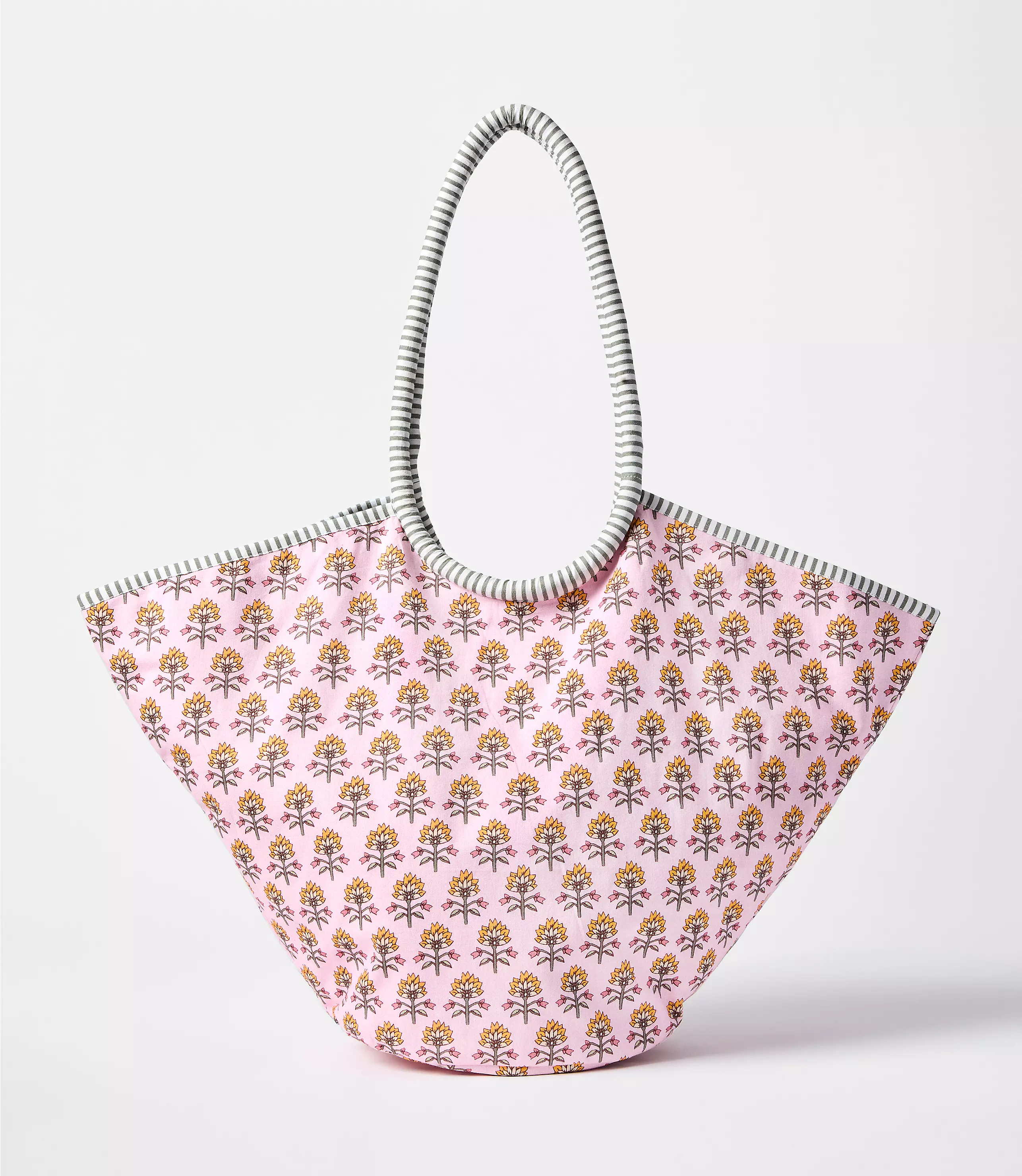 Garden Stripe Tote Bag | LOFT