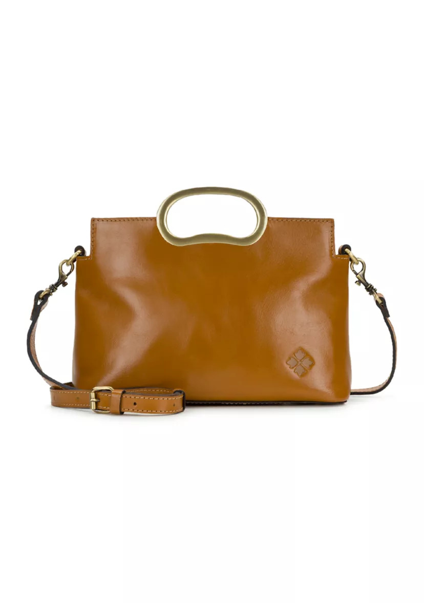 Karine Top Handle Leather Crossbody | Belk
