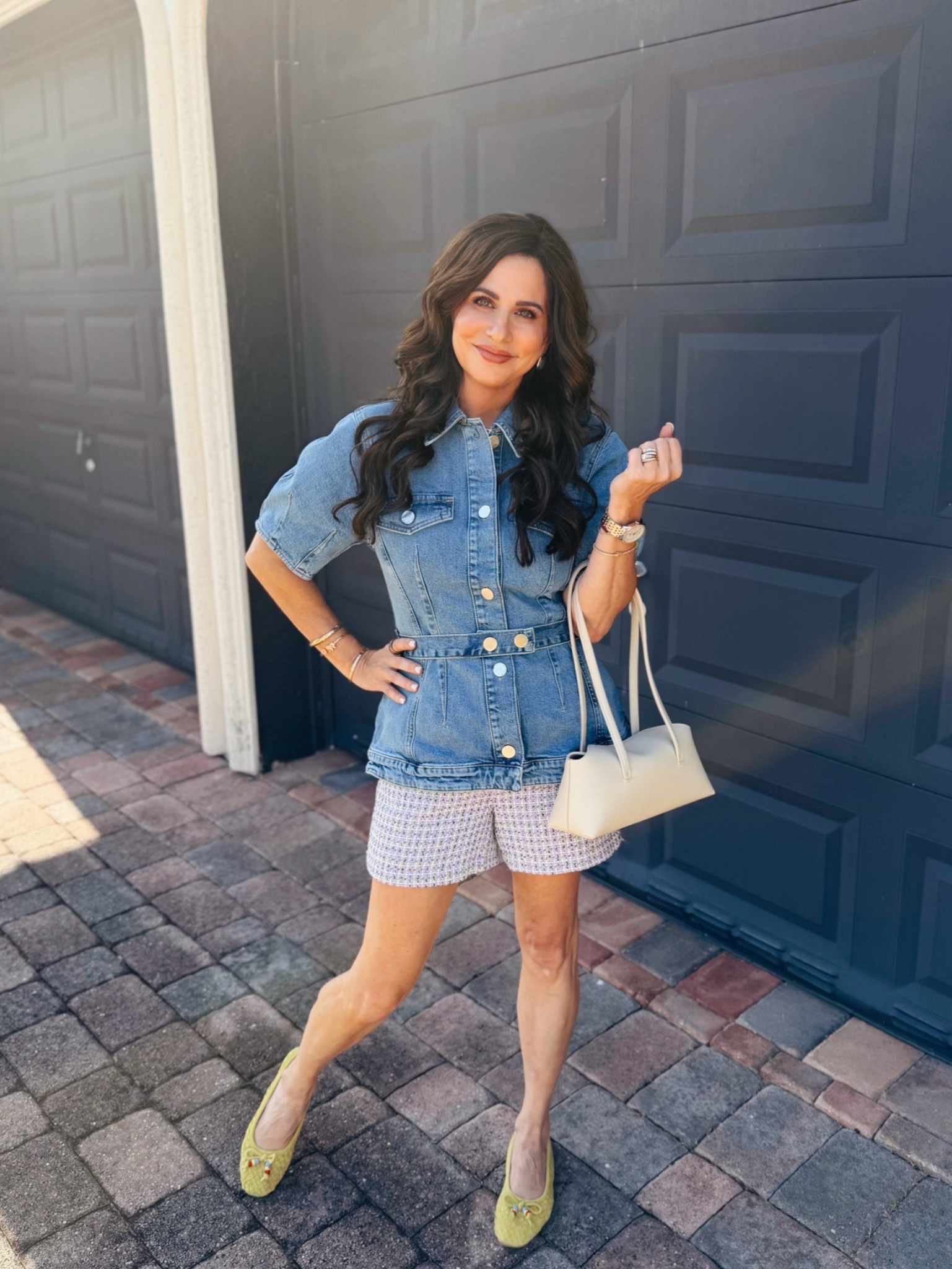 I love mixing and matching denim with anything. Top 8 , shorts are from last year but I will find other similar ones . Flats TTS and these are the best color ever ! My favorite shorts if I had to pick today are the yellow ones .

#LTKootd #LTKOver40 #LTKPetite

#LTKootd #LTKOver40 #LTKSaleAlert

#LTKgrwm #LTKOver40 #LTKootd