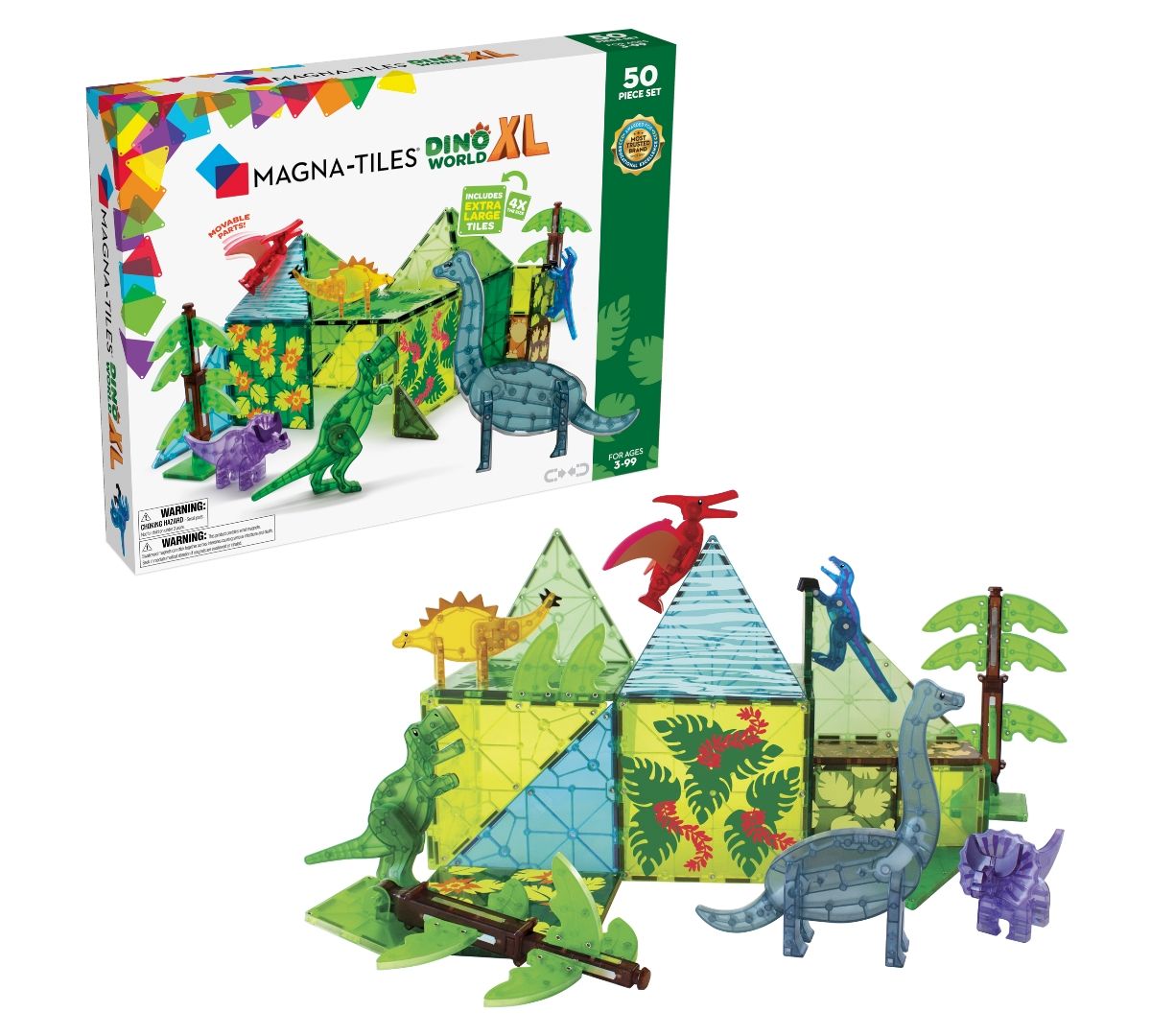 Dino World Xl 50-Piece Set, Encourage Meaningful Play, Ages 3+ | Macys (US)