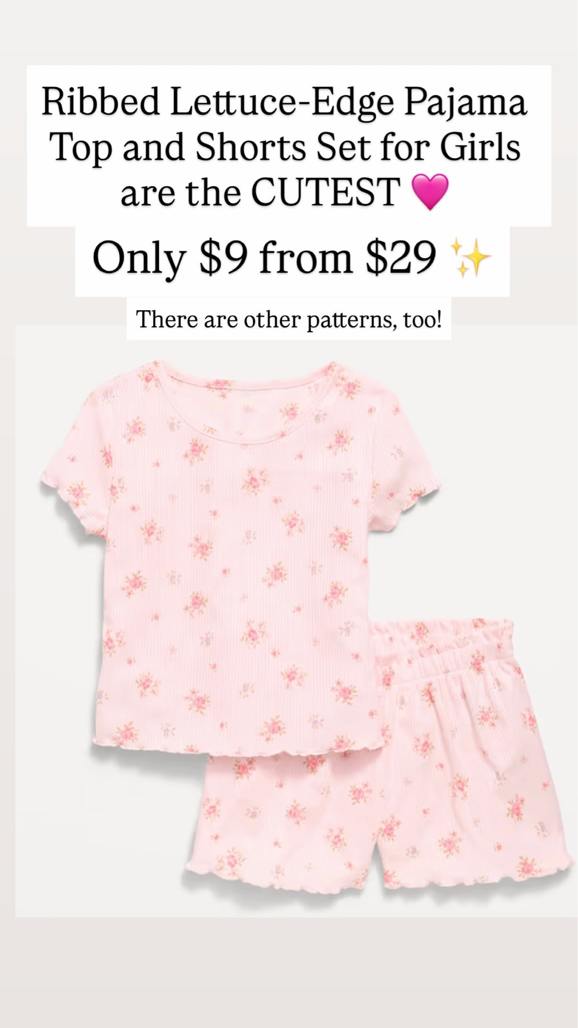 Ribbed Lettuce-Edge Pajama Top and Shorts Set for Girls

#LTKKids #LTKSaleAlert
