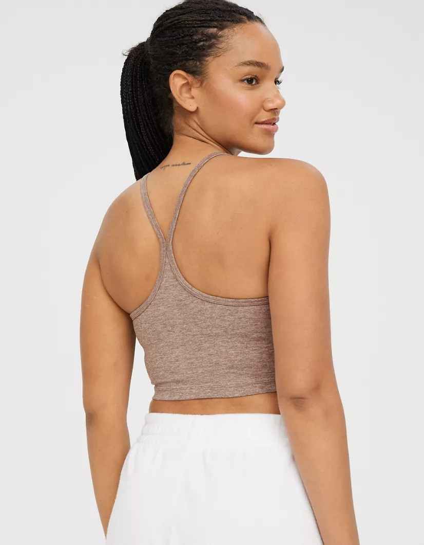 OFFLINE By Aerie The Hugger Longline Racerback Sports Bra | Aerie