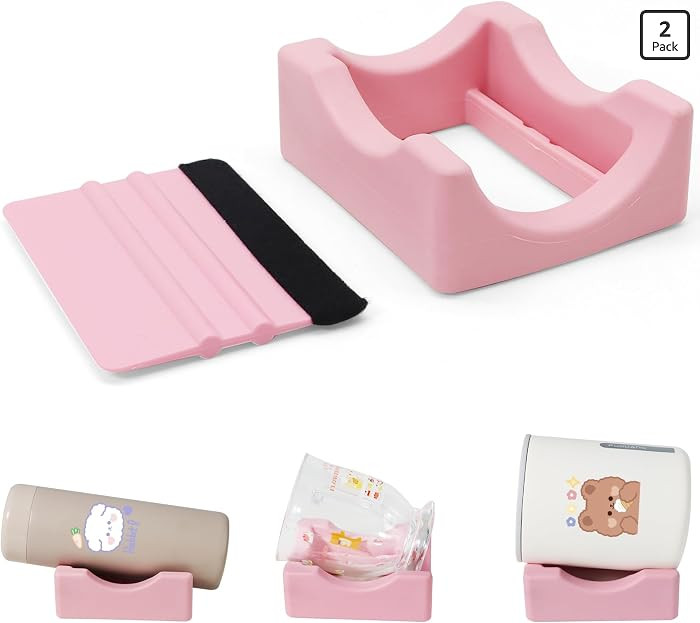 Silicone Cup Cradle Silicone Cup Cradle with Built-in Slot Anti-Skidding Tumbler Stand Cup Holder... | Amazon (US)