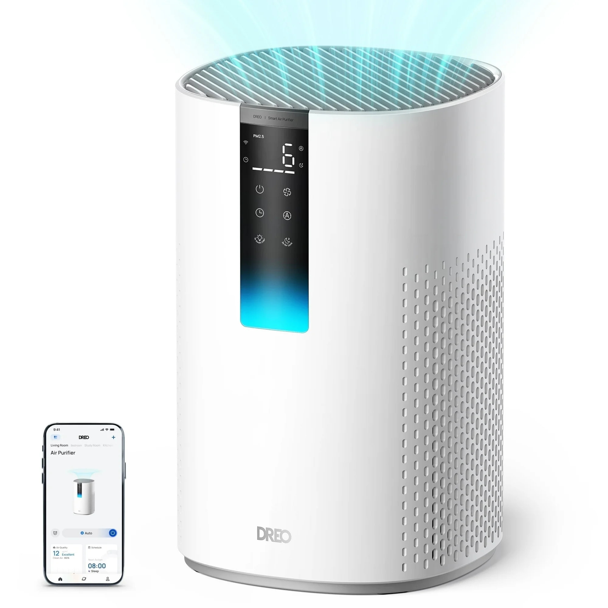 Dreo HEPA Air Purifier for Large Room up to 1600 sq.ft/2h, Smart Purificador for Allergies and As... | Walmart (US)