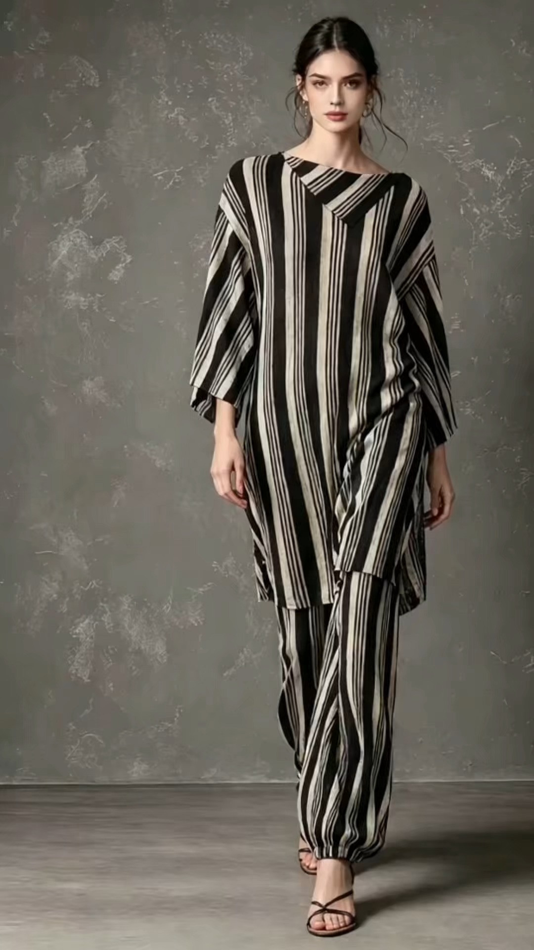 Effortless minimalist striped linen set for chic everyday styling ✨ 

 #LTKootd #LTKOver40 #LTKWorkwear