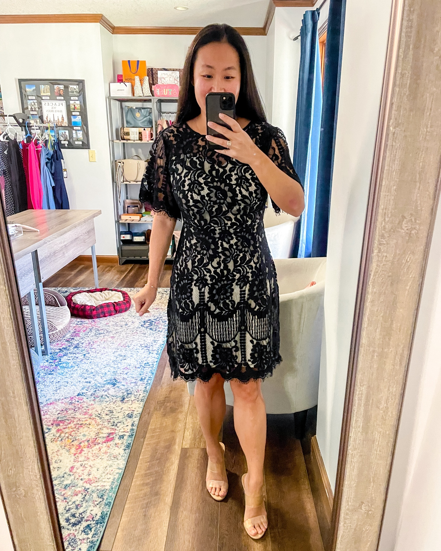 This lovely lace dress is perfect for a wedding, cocktail hour, work event, and more. Size down if in between sizes, several colors and sleeve types available, sizes XS-XXL. 

#LTKSeasonal #LTKwedding #LTKparties