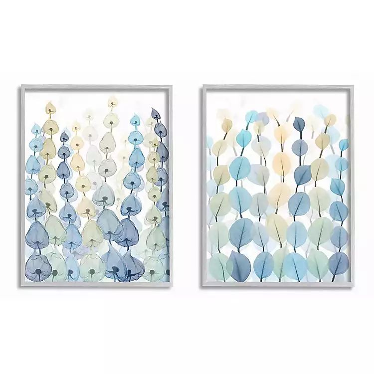 Seaweed Plants Framed Canvas Art Prints, Set of 2 | Kirkland's Home