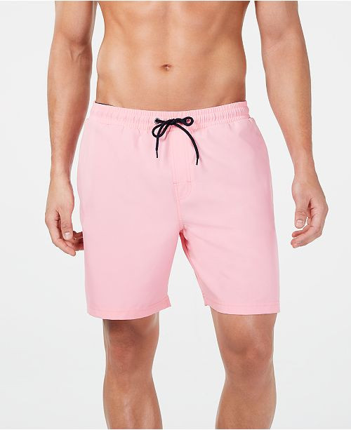 Men's Quick-Dry Performance Solid 7" Swim Trunks, Created for Macy's | Macys (US)