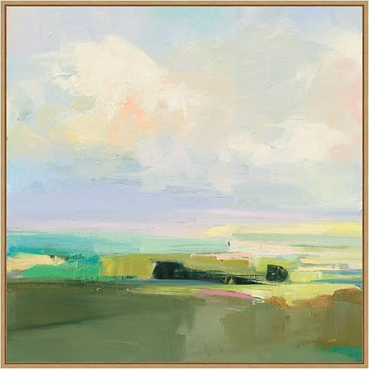 Amanti Art Framed Canvas Wall Art Print Summer Sky IV by Julia Purinton (30 in. W x 30 in. H), Sy... | Amazon (US)