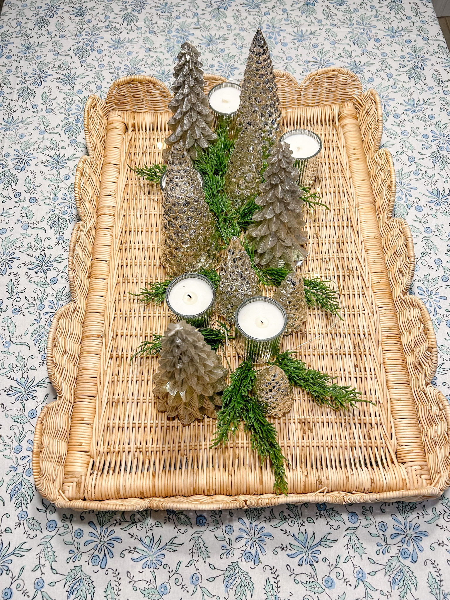 Large woven scalloped tray 

#LTKHoliday #LTKGiftGuide #LTKSeasonal