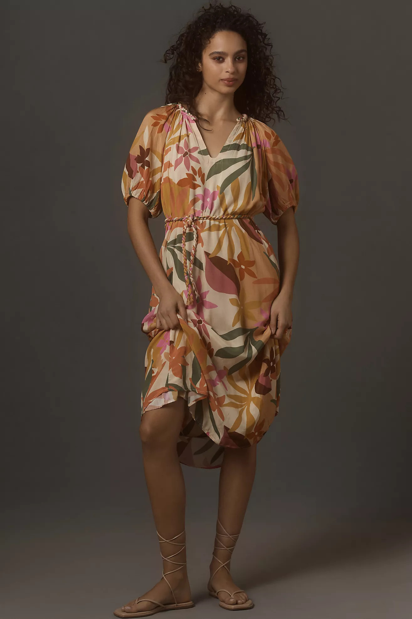 Velvet by Graham & Spencer Carol Oasis Midi Dress | Anthropologie (US)