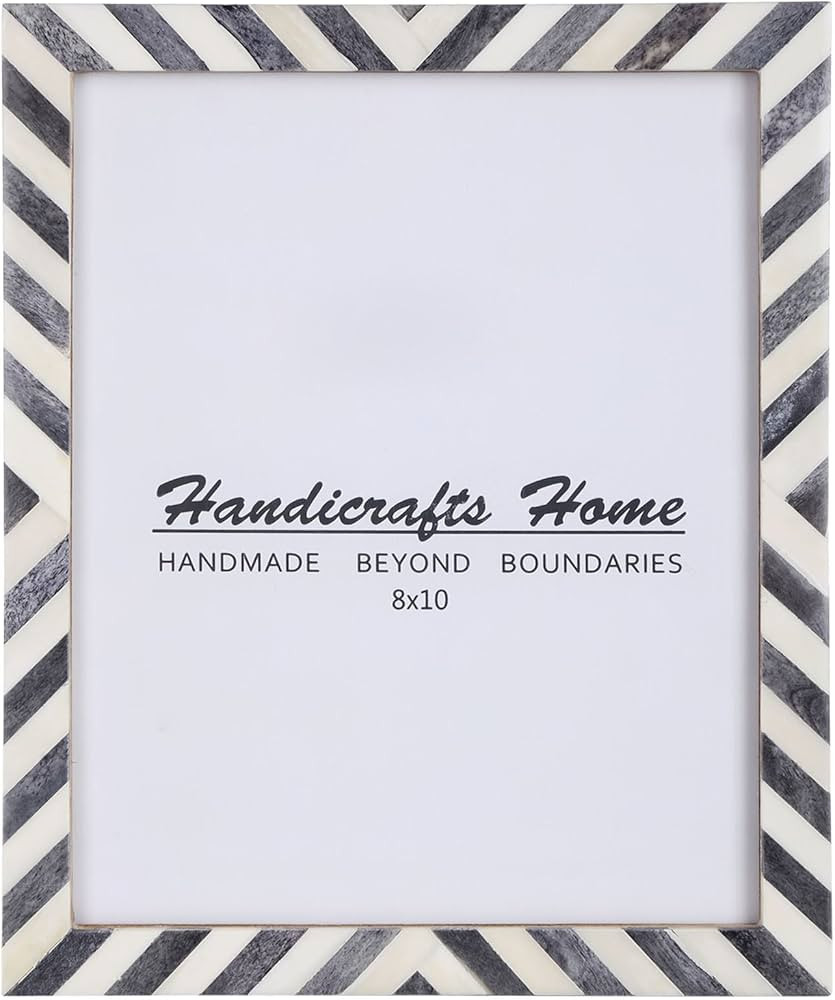 Handicrafts Home Picture Photo Frame Chevron Herringbone Art Inspired Vintage Wall Décor Gift Fr... | Amazon (US)
