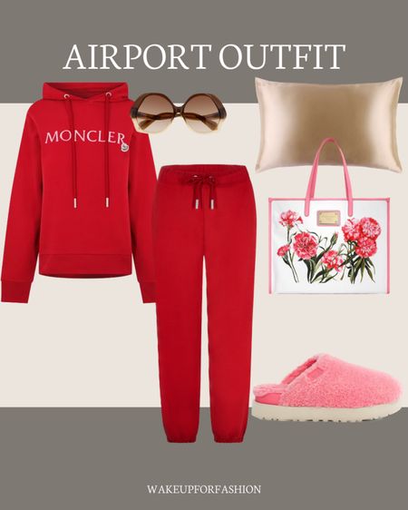 Red sweats styled for airport outfit!

#LTKstyletip #LTKtravel #LTKeurope