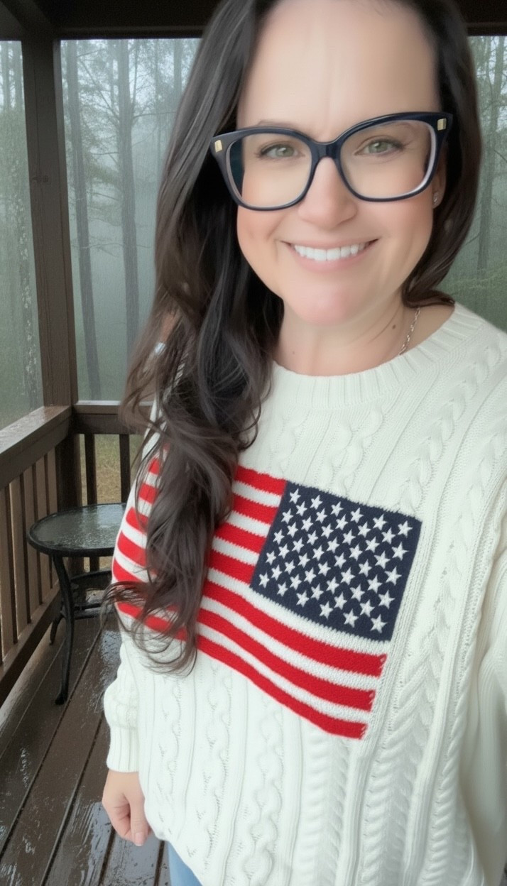 Patriotic sweater that won’t break the budget 
Americans, flag, Memorial Day outfit

#LTKootd #LTKmomlife #LTKSeasonal