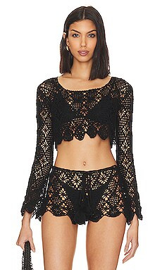 Tularosa Amaka Top in Black from Revolve.com | Revolve Clothing (Global)