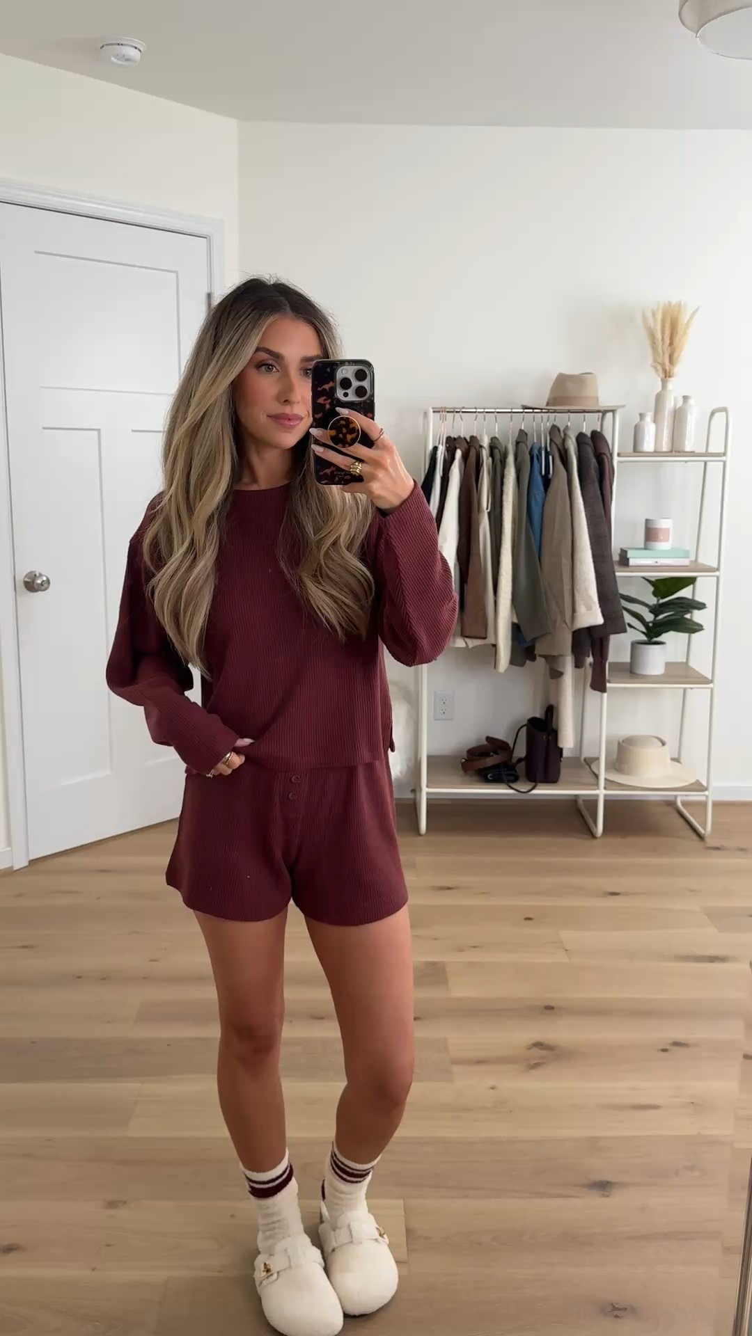 Matching loungewear set from American Eagle: size xxs 

Matching pjs
Holiday pjs 
Holiday pajamas#LTKCyberWeek 

#LTKHoliday #LTKFindsUnder50 #LTKSeasonal