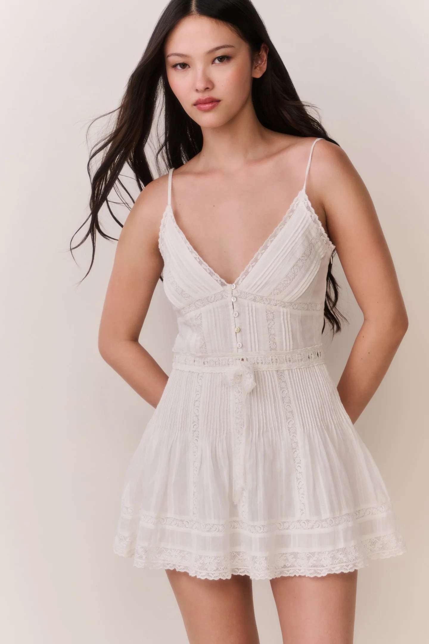Zirelle Cotton Victorian Mini Dress | LoveShackFancy