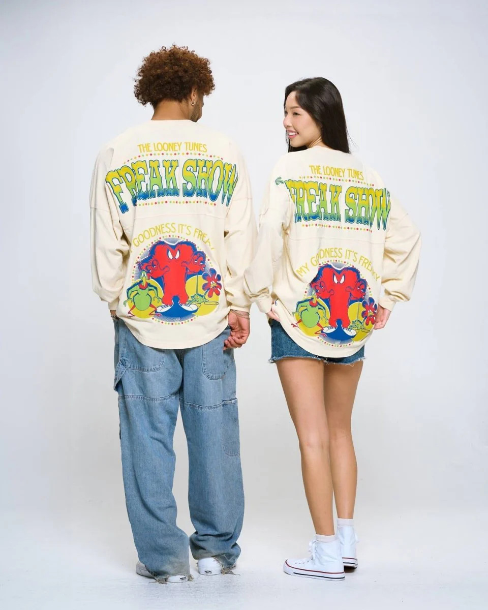 The Looney Tunes™ FREAK SHOW Classic Spirit Jersey® Pullover T-Shirt | Spirit Jersey
