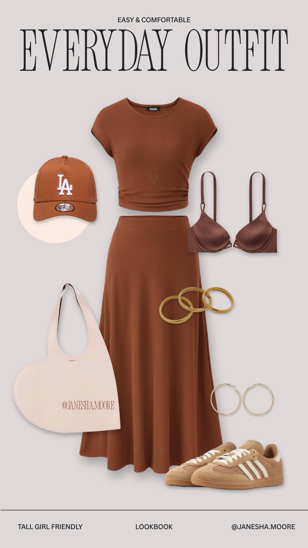 easy and comfortable everyday outfit 😍✨ I am 5’9 • 200 lbs wearing a medium in this set! If you purchase sambas size down! They run big and make they perfect everyday sneaker 😍

#LTKstyletip #LTKmidsize #LTKfindsunder50