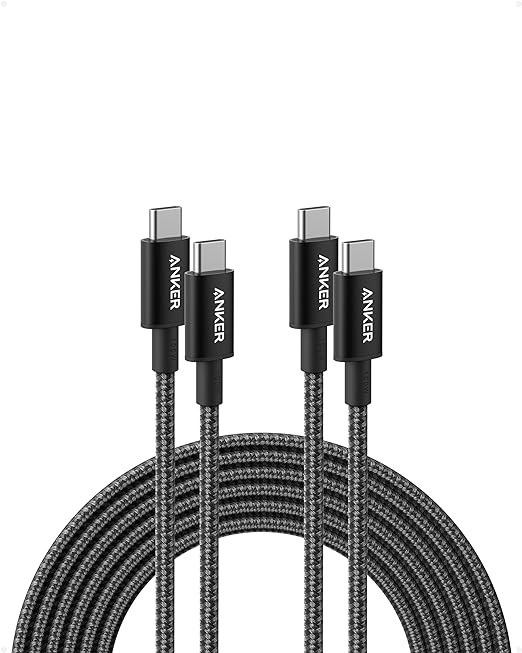 Anker USB C to USB C Cable (10FT, 2Pack), Type-C 100W Charger Cord Fast Charging for iPhone 17 Se... | Amazon (US)