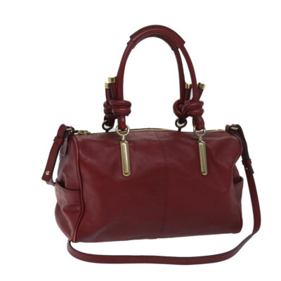 Chloe Hand Bag Leather 2way Red Auth yk11417  | eBay | eBay US