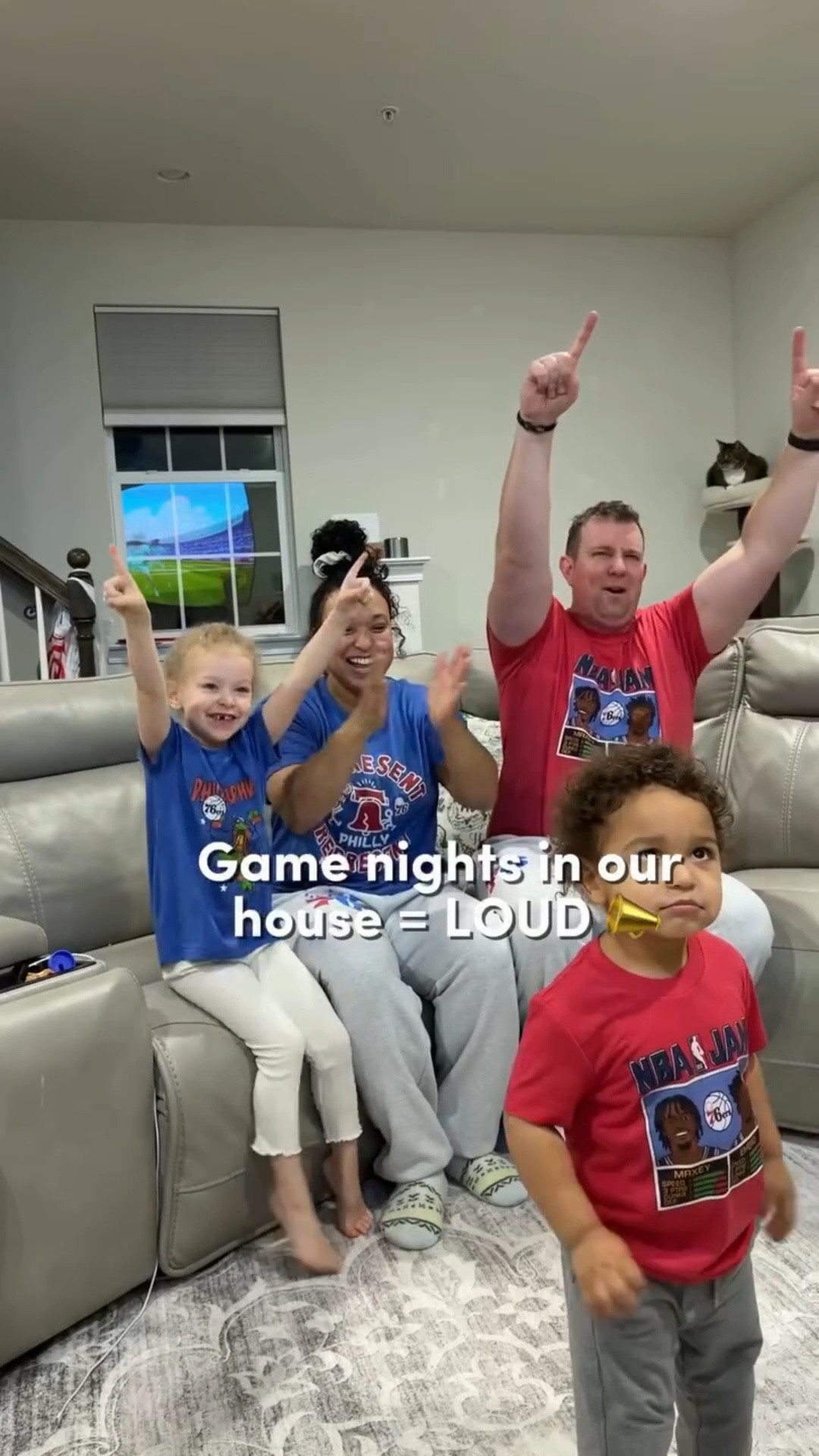 NBA fandom runs deep in our house 🏀 From the styles I grew up loving to the fun designs my kids are obsessed with now, with @homage we’re definitely passing down the fandom.

Today is the last day to order and get it in time for Christmas, so if you still need a gift for the NBA fan in your life, this is it.

Make some noise 🎄🏀

#makesomenoise #teamhomage #76ers #philadelphiasixers #philadelphia