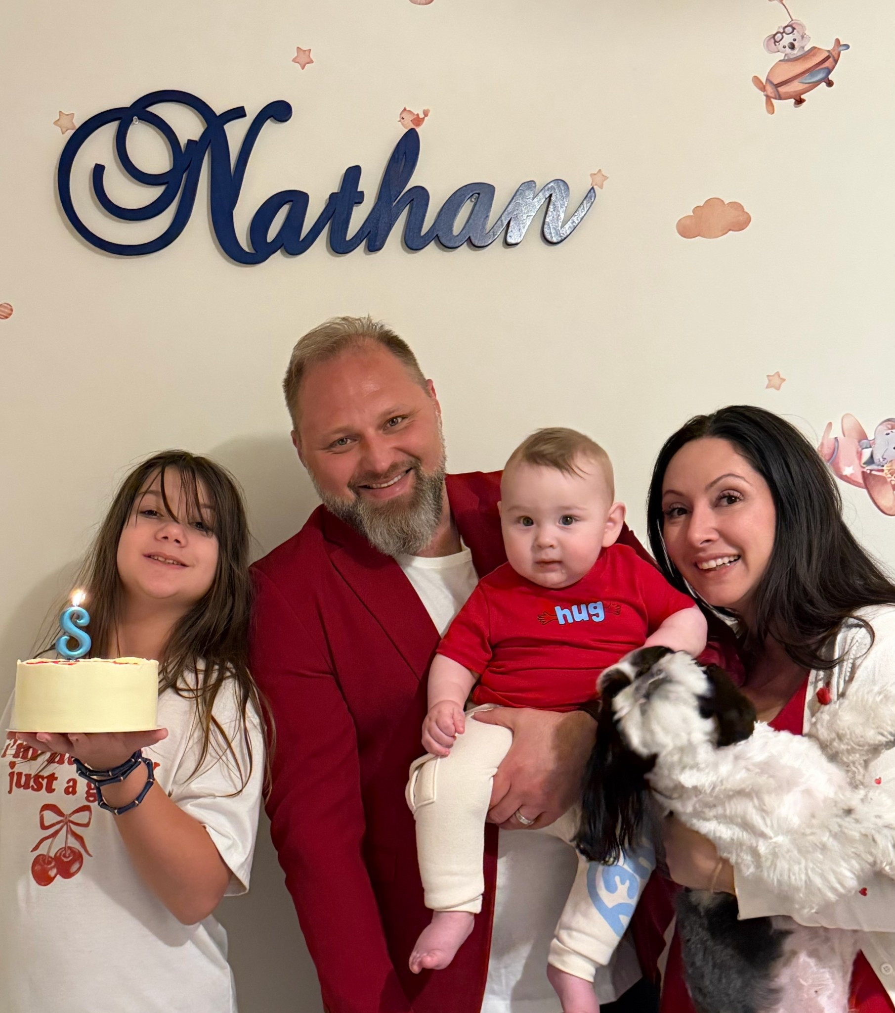 Happy 8 months to our little man who clearly did not get the memo about being a baby.

Current achievements include
• Waking up like it’s his full-time job
• Pulling mom’s hair with the strength and focus of an Olympic athlete
• Taking accidental selfies like a Gen Z influencer
• Practicing extreme sister-brother love (translation: chaos with hugs)
• Treating dad like the only celebrity in the house

New skill unlocked every single day.
Sleep still locked.

At this rate he’ll be running the house by next Tuesday.

Send coffee. ☕️

#LTKmomlife #LTKBaby