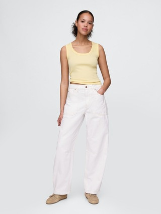 Curvy High Rise Barrel Jeans | Gap (US)