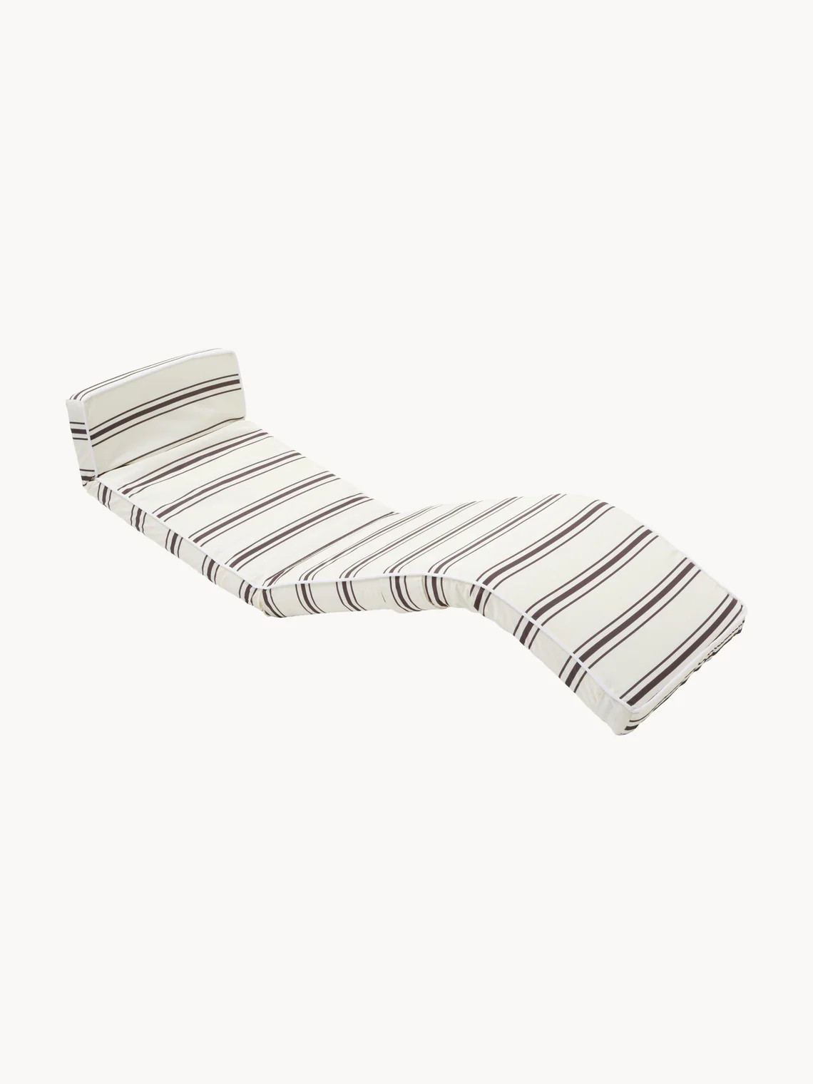 Lounger Chair Charcoal Stripe | Westwing EU