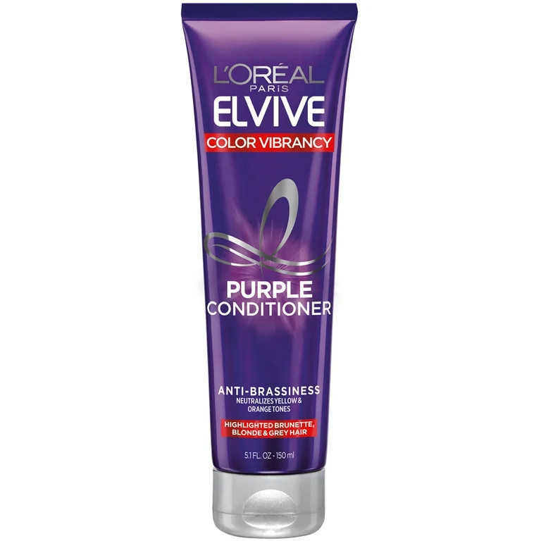 L'Oreal Elvive Color Vibrancy Purple Conditioner, 5.1 fl oz | Walmart (US)