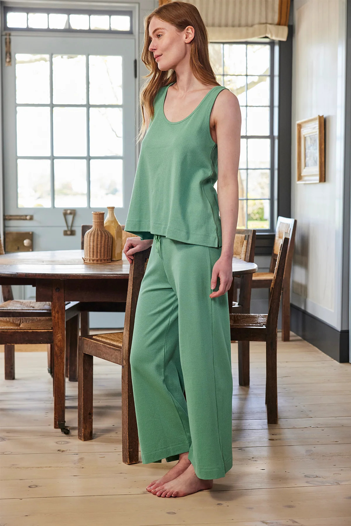Pointelle Pants Bundle in Boxwood | Lake Pajamas