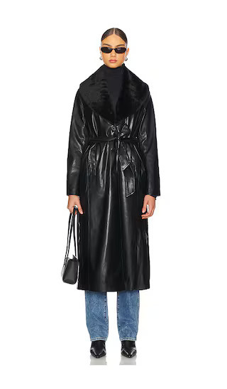 BLANKNYC Long Coat in Black. - size L | Revolve Clothing (Global)