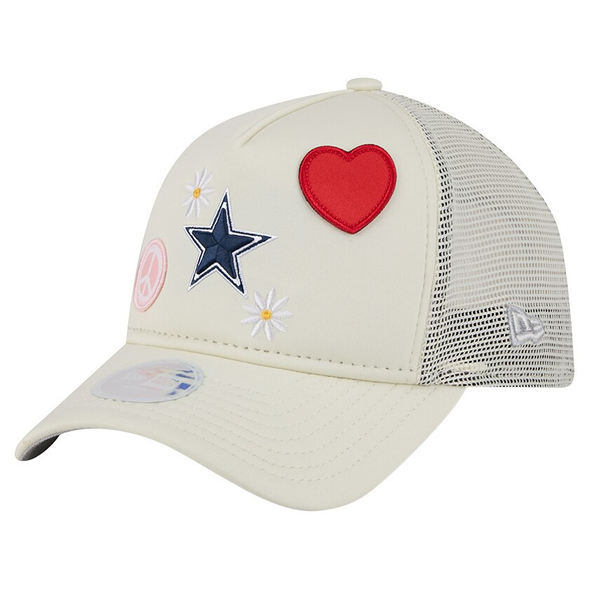 Women's Dallas Cowboys  New Era Stone All Love 9FORTY Adjustable Trucker Hat | NFL Shop