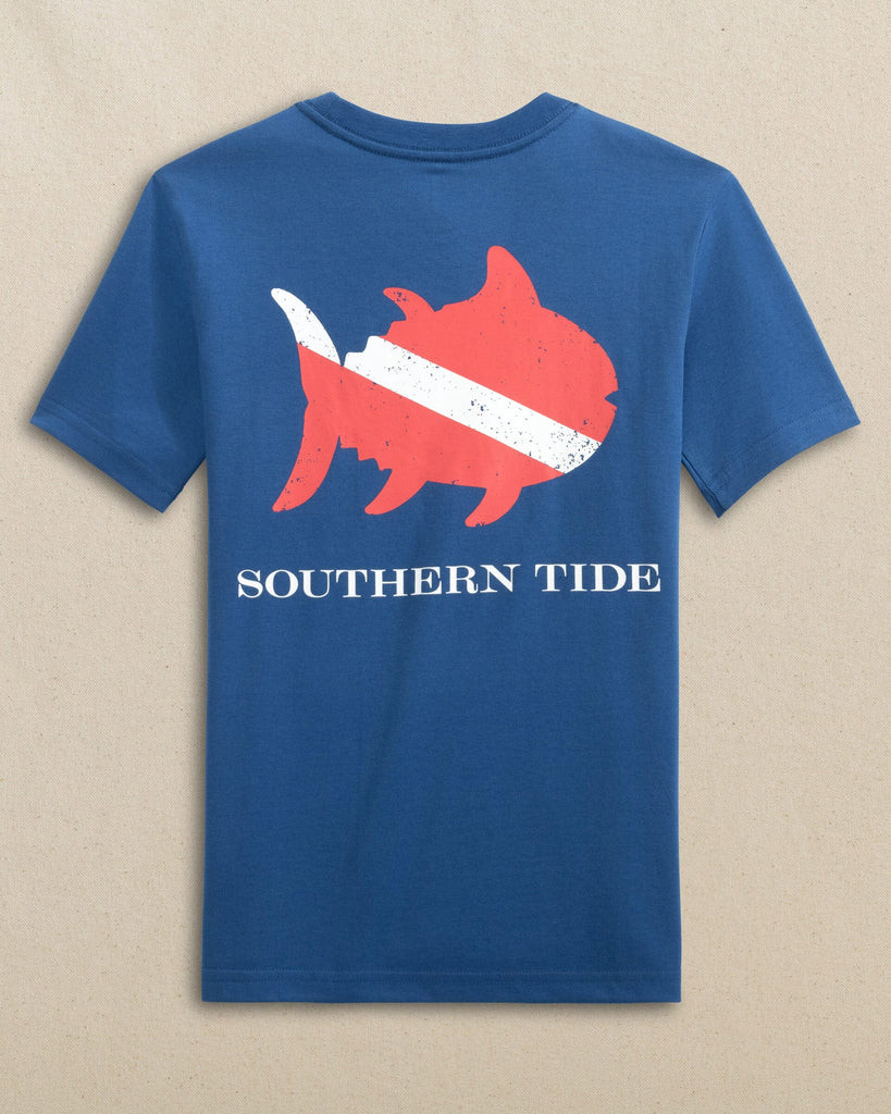 Kids Skipjack Scuba Flag Short Sleeve T-Shirt | Southern Tide