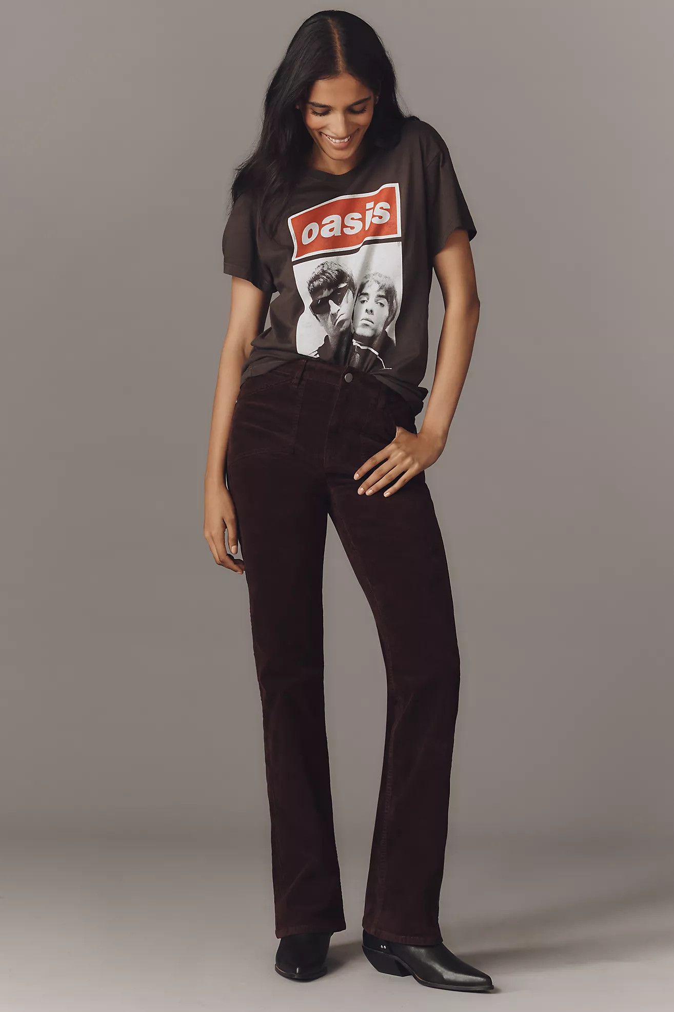 Sanctuary Brook Velveteen Bootcut Pants | Anthropologie (US)