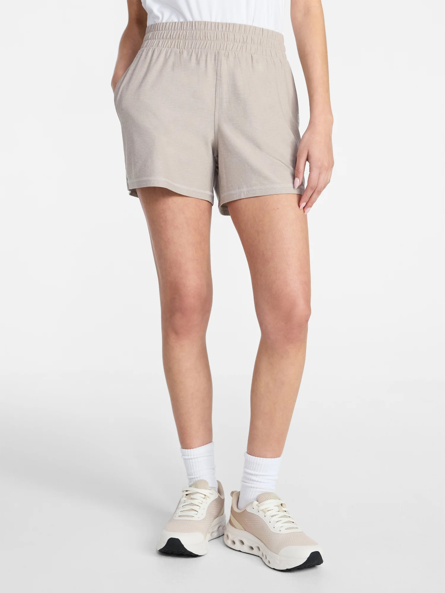 Athletic Works Women's and Women’s Plus ButterCore Soft Performance Gym Shorts, Available in 1,... | Walmart (US)