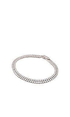 SHASHI Tennis Double Row Bracelet in Silver from Revolve.com | Revolve Clothing (Global)