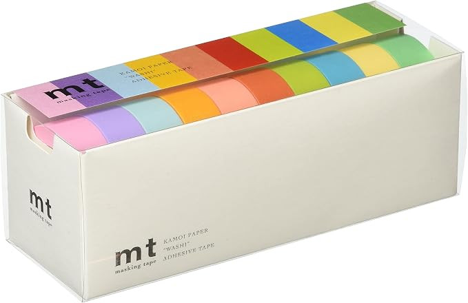 MT Washi Masking Tapes, Set of 10, Bright Colors (Mt10P003)(Japan Import) | Amazon (US)