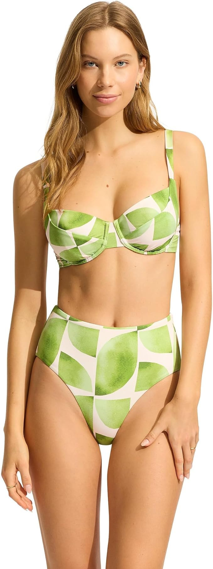 Seafolly Women's Standard High Waisted Full Coverage Low Legline Bikini Bottom | Amazon (US)