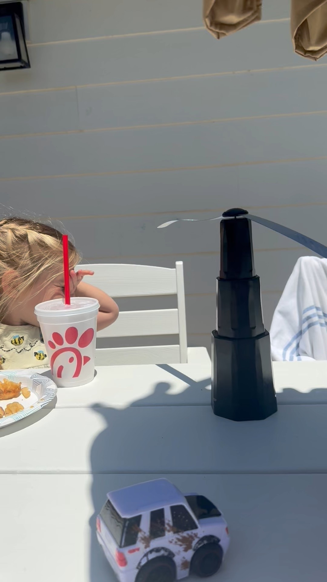 Getting ready for summer dinners on the patio one day at a time! These little fans keep flys away from your food and they collapse in on each other for easy storage! 

#LTKSeasonal #LTKFindsUnder100 #LTKHome