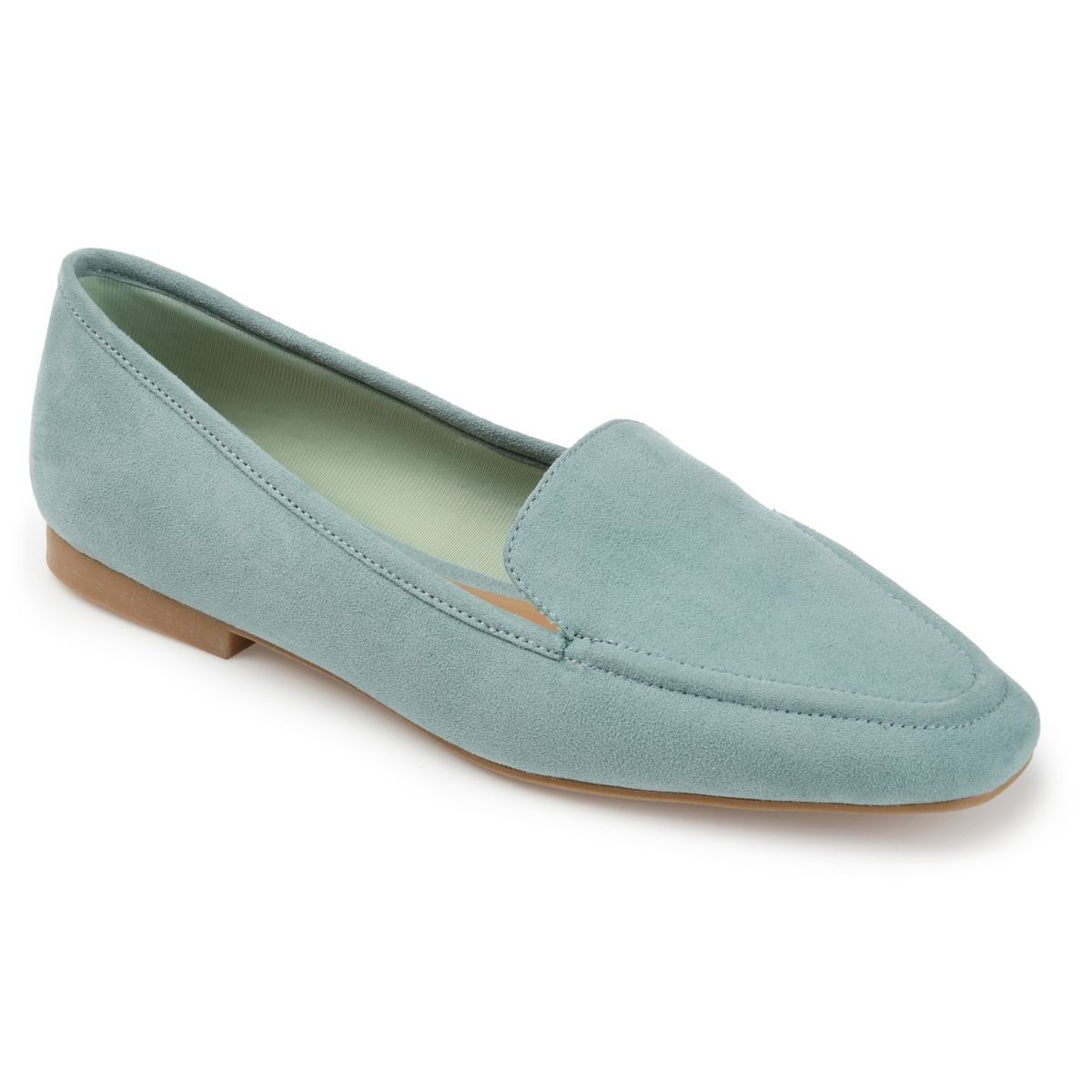 Journee Collection Womens Tullie Slip On Square Toe Loafer Flats | Target