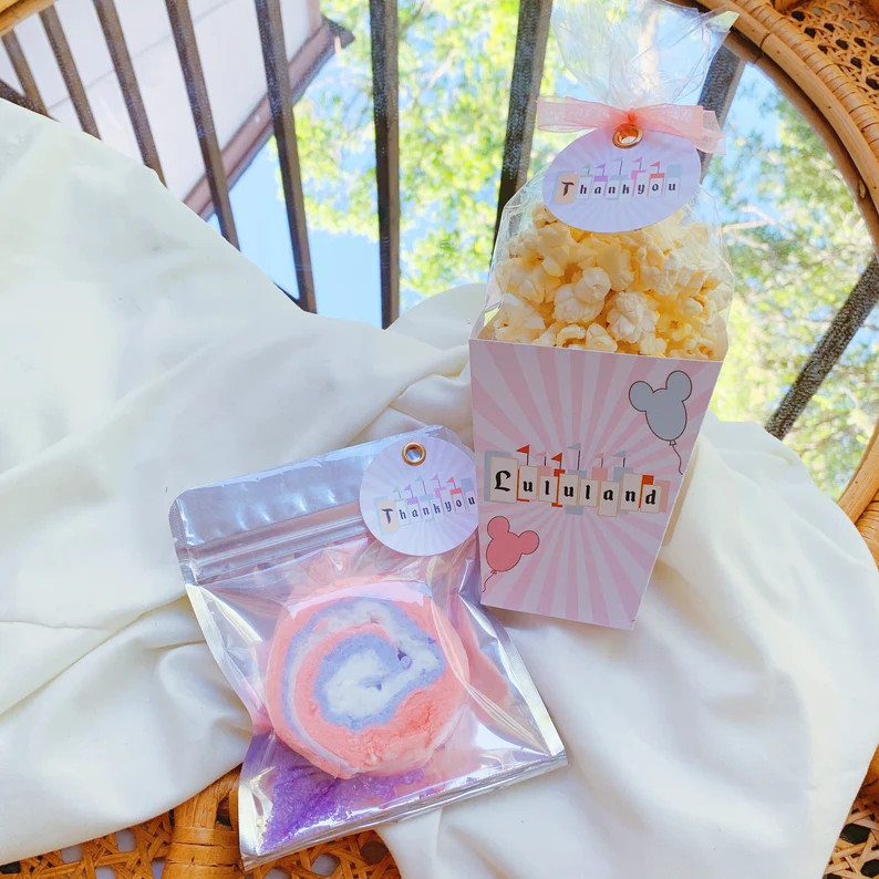 Vintage theme park Popcorn cup - Vintage theme park party favor - | Etsy (US)