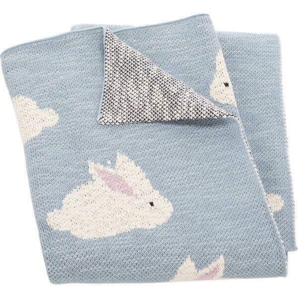 Looloo Baby Throw Blanket, Blue | Maisonette