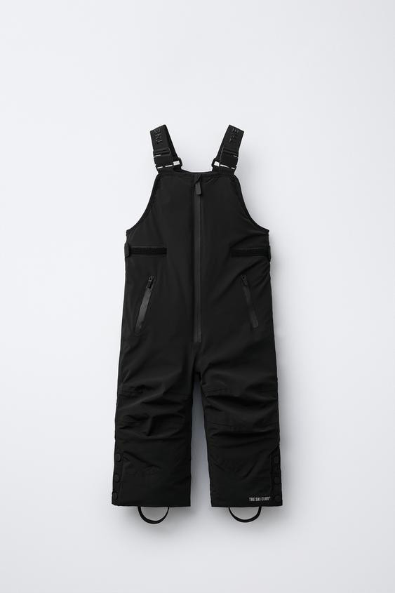 WATERPROOF AND WINDPROOF BIB OVERALLS WITH POCKETS RECCO® SYSTEM SKI COLLECTION | Zara US