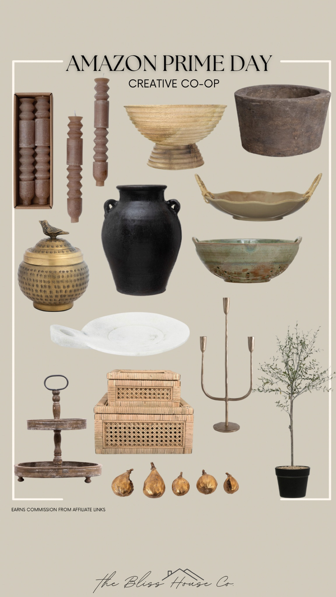 Creative Co-Op home decor finds on sale for Amazon Big Deal days!

Berry bowl, candleholder, storage boxes, taper candles, vintage, black ceramic vase, brass, two tier tray, faux tree

#LTKhome #LTKsalealert