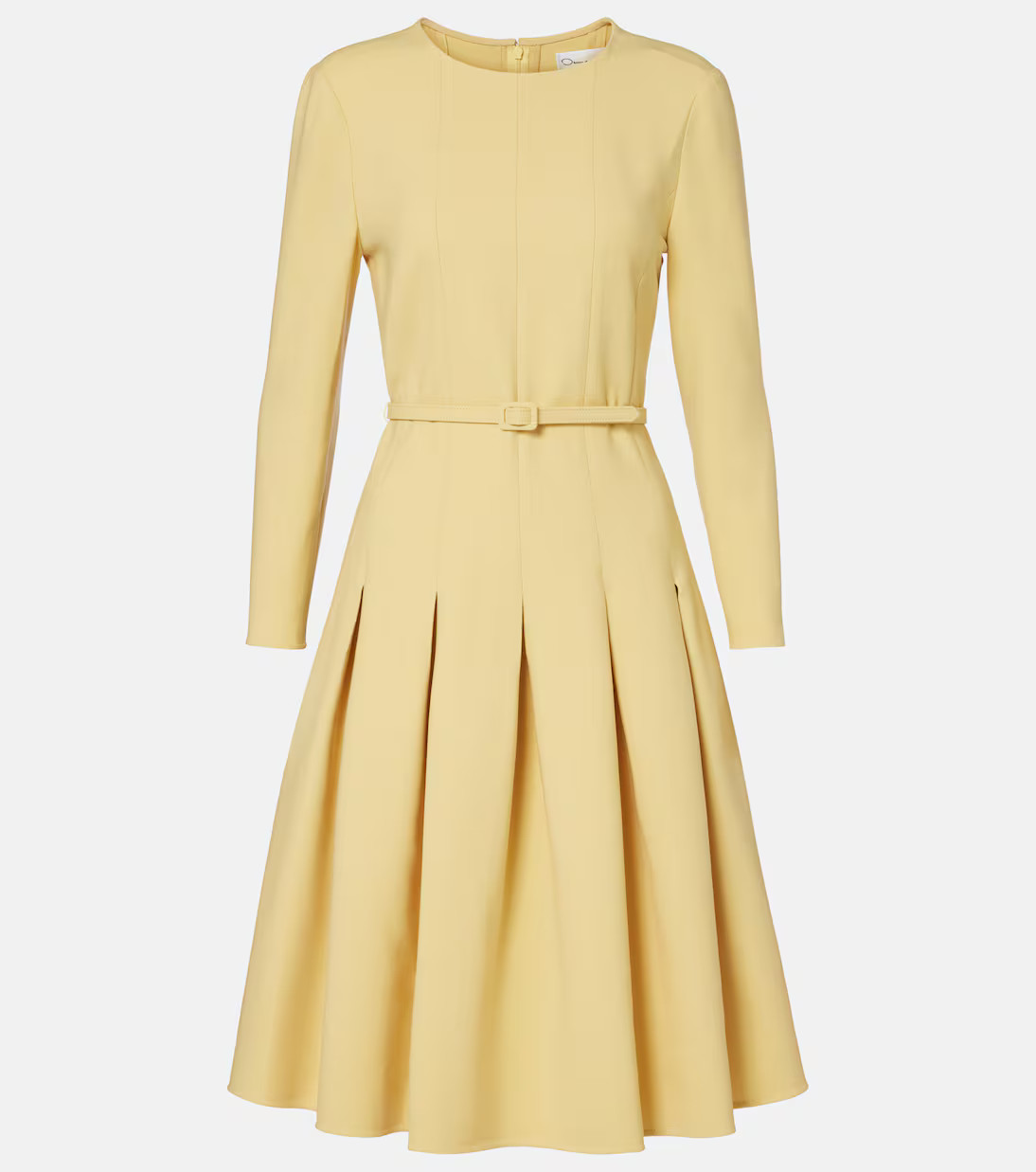 Pleated crêpe midi dress | Mytheresa (UK)