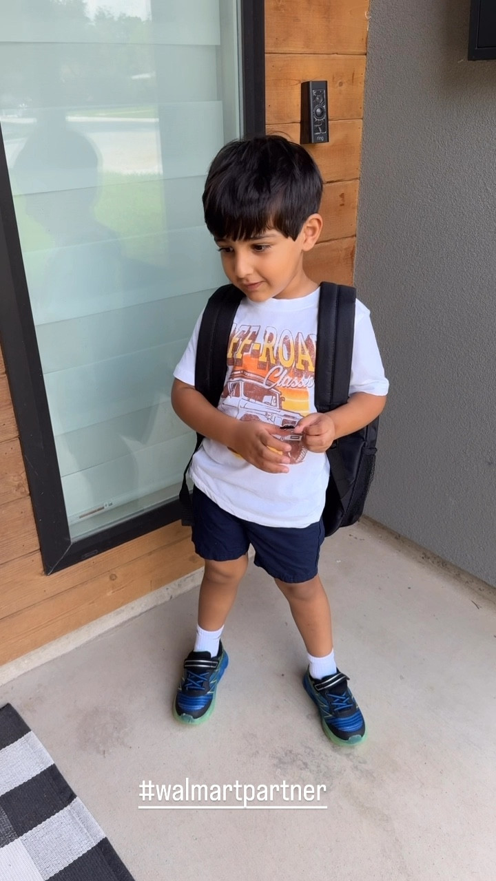I got kaiyen a bunch of new back to school clothes from walmart! #walmartpartner 