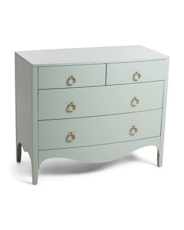 38x18.5x32 Swoop Dresser With 4 Drawers | Marshalls