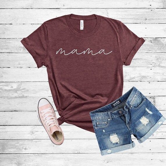 Mama Shirt,Mom Shirts, Mom-life Shirt, Mommy Shirt, Shirts for Moms, Mothers Day Gift, Trendy Mom... | Etsy (US)